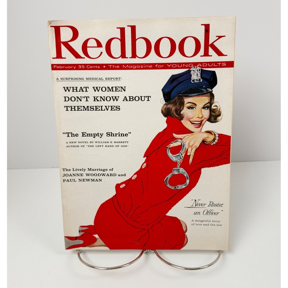 Vintage Redbook Magazine February 1959 Joanne Woodward‎ Paul Newman Mid Century